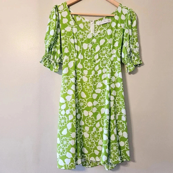 Faithfull The Brand La Barben Mini Dress Cleo Floral Print Women's Size Medium. - Picture 7 of 16